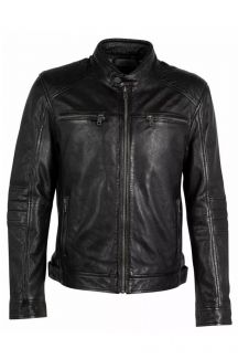 Leather jacket DEERCRAFT DMIsmael-LASV-black