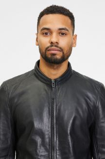 Leather jacket GIPSY 1201-0470-Black