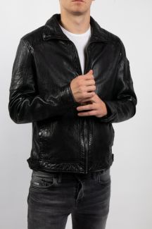 Leather jacket GIPSY GBCairo-STUV-BLACK