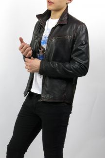 Leather jacket GIPSY GBGaines-SF-LAJORV-REDW