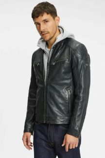 Leather jacket GIPSY GMLyron-LAJORV-dark-blu