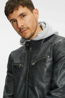 Leather jacket GIPSY GMLyron-LAJORV-dark-blu