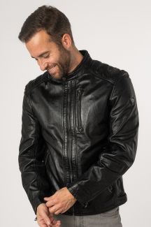Leather jacket MAURITIUS 1201-0672-black