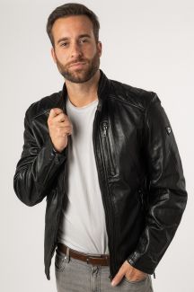 Leather jacket MAURITIUS 1201-0672-black