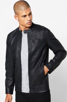 jack and jones core leather jacket