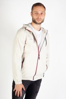 Wind jacket VOILE BLEUE AMARRE-WHITE-SAND