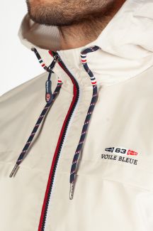Wind jacket VOILE BLEUE AMARRE-WHITE-SAND