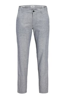 Linen trousers JACK & JONES 12248604-Faded-Denim