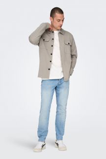 Shirt ONLY & SONS 22021279-Vintage-Khaki