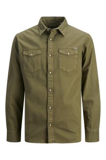 Denim shirt JACK & JONES 12138115-Forest-Night