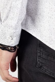 Shirt MCL 32587-BEYAZ-SIYAH