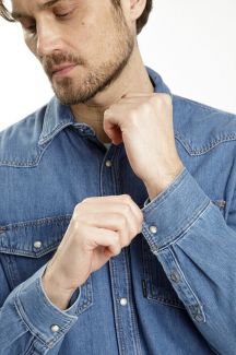 Denim shirt CROSS JEANS A222-007