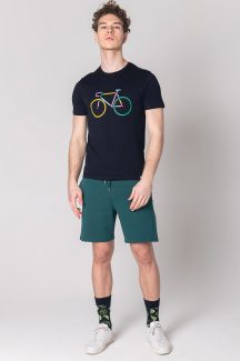 Sport shorts JOHN FRANK JFSHBA01-PETROL