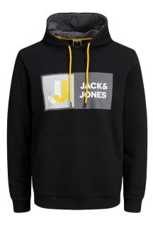 Hoodie JACK & JONES 12216327-Black