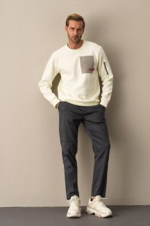 Hoodie XINT 300285-EKRU