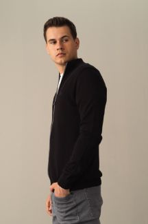 Sweater with zip MCL 18366-SIYAH