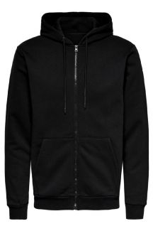 Sweater with zip ONLY & SONS 22018684-Black