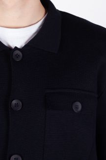 Sweater with zip XINT 801676-LACIVERT