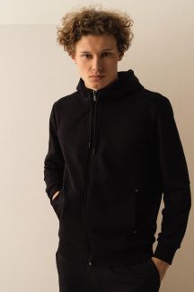 Zip up Hoodie XINT 350163-SIYAH