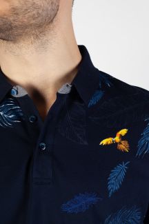 Polo shirt MCL 39551-LACIVERT