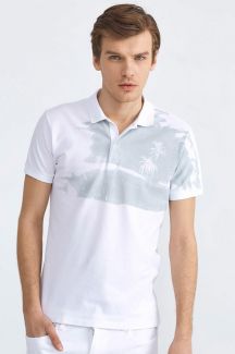Polo shirt XINT 501674-BEYAZ