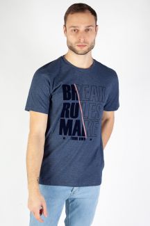 T-shirt MCL 35760-LACIVERT-MELANJ