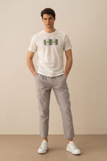 T-shirt XINT 502025-K-BEYAZ