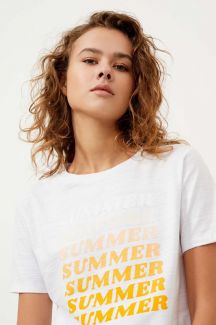 T-shirt XINT 602127-BEYAZ