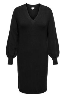 Knitted dress ONLY CARMAKOMA 15327167-Black