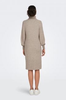 Knitted dress ONLY 15309197-Mocha-Meringu