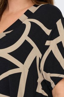 Dress ONLY CARMAKOMA 15295477-Black-MARITIM