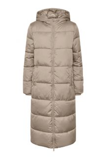 Winter jacket PIECES 17127426-Silver-Mink