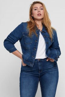 Denim jacket ONLY CARMAKOMA 15224741-Medium-Blue