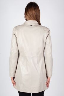 Leather jacket MAURITIUS 1102-0019-ivory