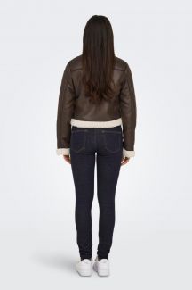 Leather jacket ONLY 15324138-Mole-PUMICE-ST