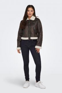 Leather jacket ONLY 15324138-Mole-PUMICE-ST