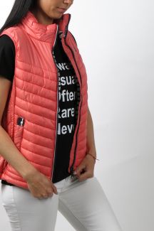 Vest VOILE BLEUE ARETHA-CORAIL