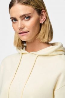 Hoodie PIECES 17113437-White-Pepper