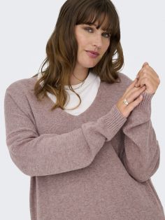 Sweater ONLY CARMAKOMA 15267202-Rose-Brown