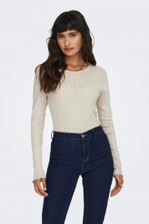 Long-sleeve T-shirt ONLY 15291987-Pumice-Stone