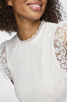 T-shirt PIECES 17120454-Cloud-Dancer