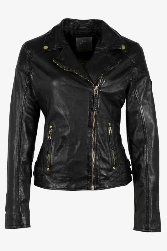 Leather jacket GIPSY 1101-0536-black