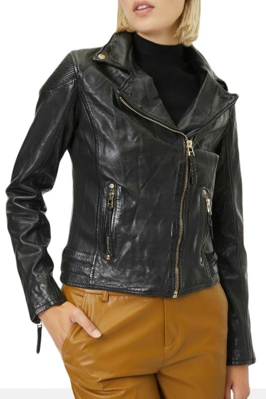 Leather jacket GIPSY 1101-0536-black