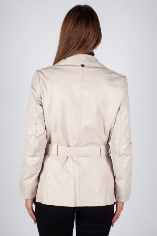 Leather jacket MAURITIUS 1101-0680-ivory