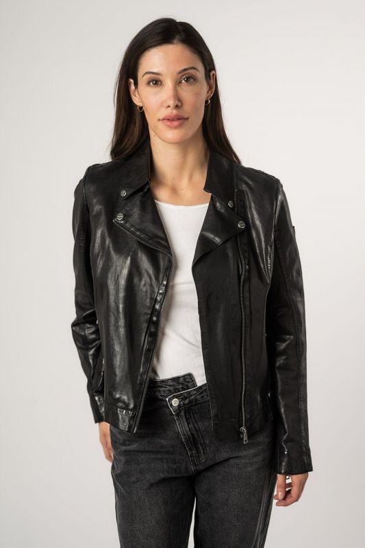 Leather jacket MAURITIUS 1101-0681-black
