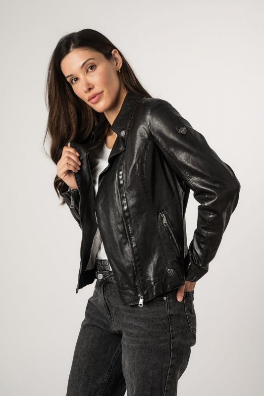 Leather jacket MAURITIUS 1101-0681-black