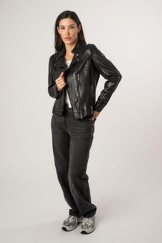 Leather jacket MAURITIUS 1101-0681-black
