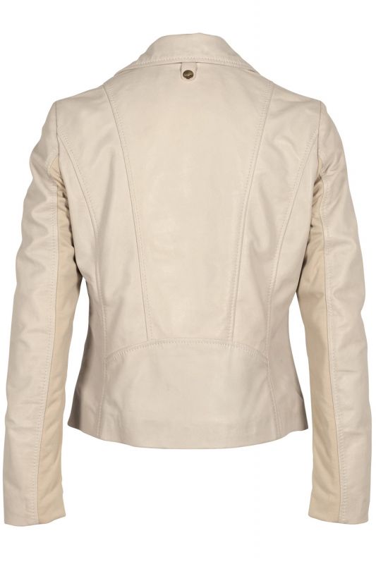 Leather jacket MAURITIUS 1101-0730-ivory