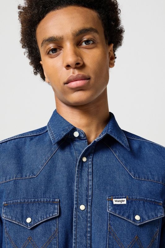 Denim shirt WRANGLER 112357192