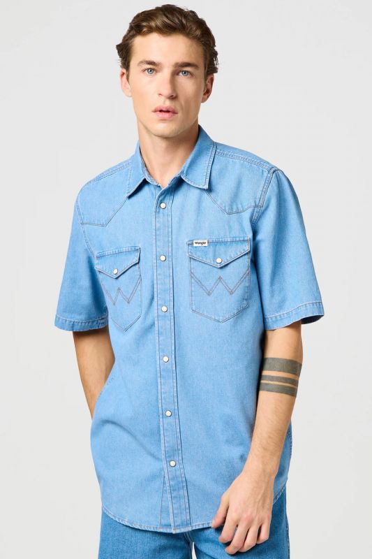 Denim shirt WRANGLER 112362375